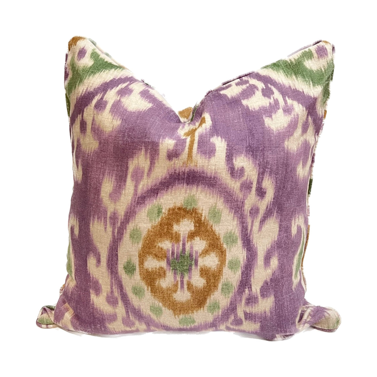 20" Manuel Canovas Ikat Pillow on a white background