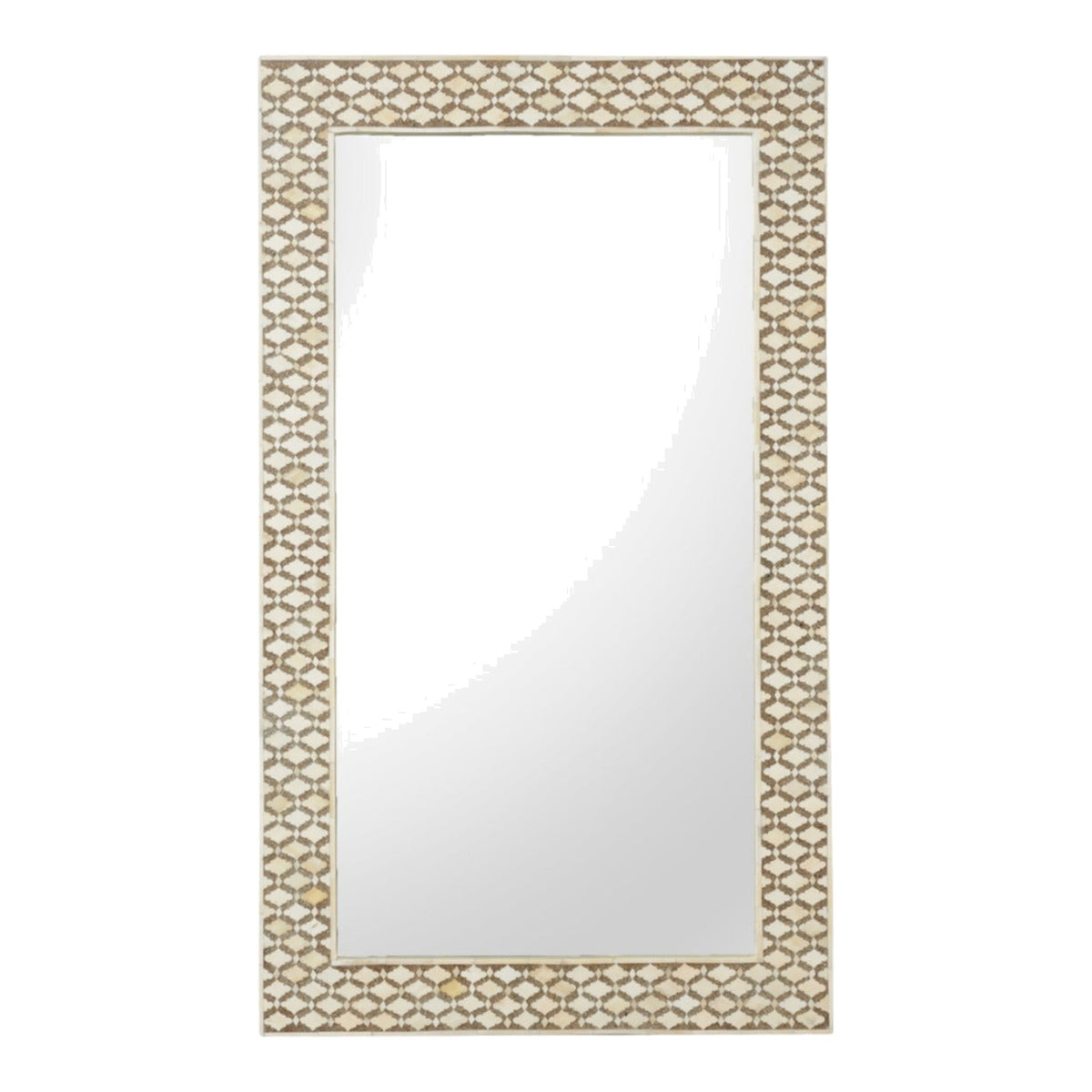 Regtangular Bone Inlay Mirror
