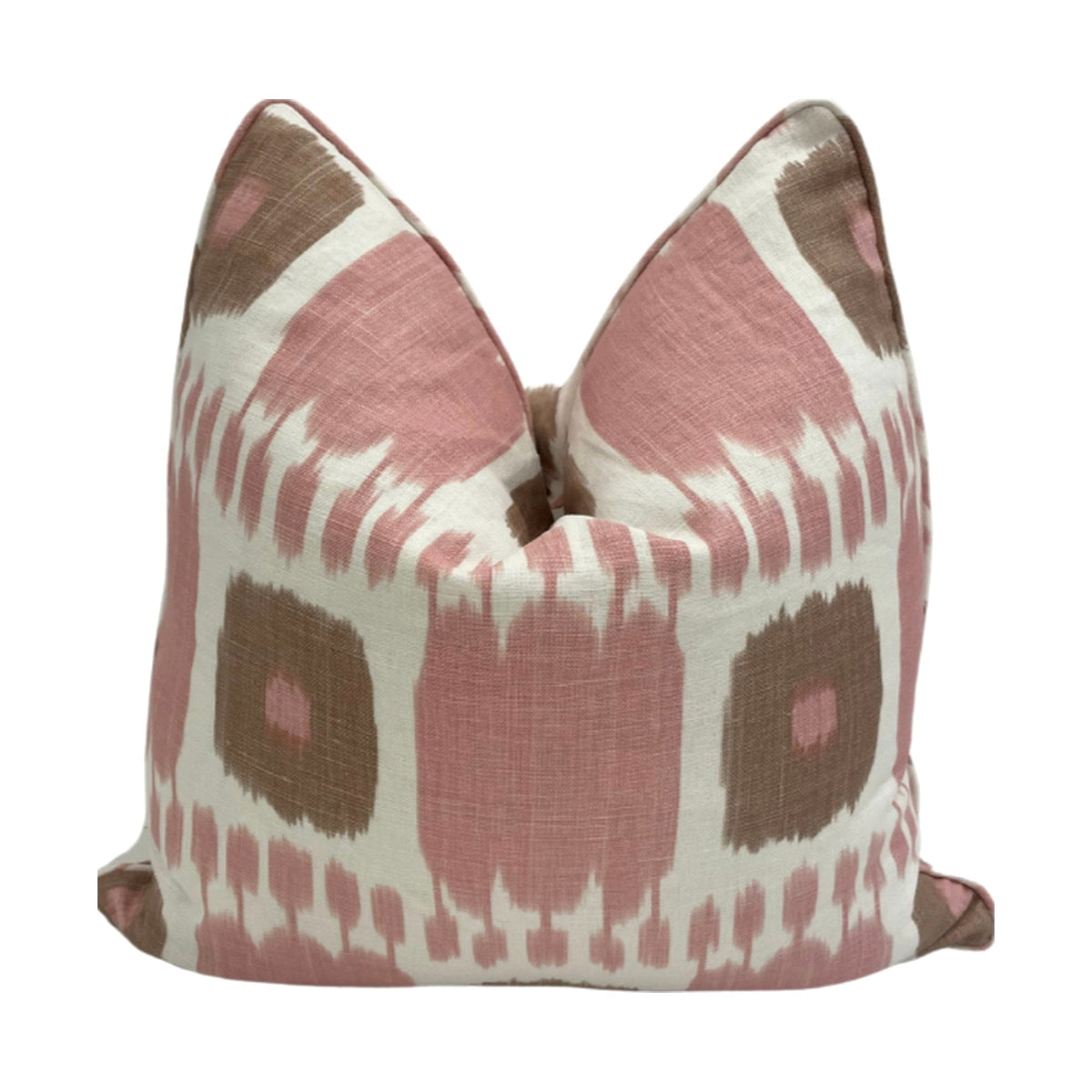 22" Kandira Ikat Pillows on a white background