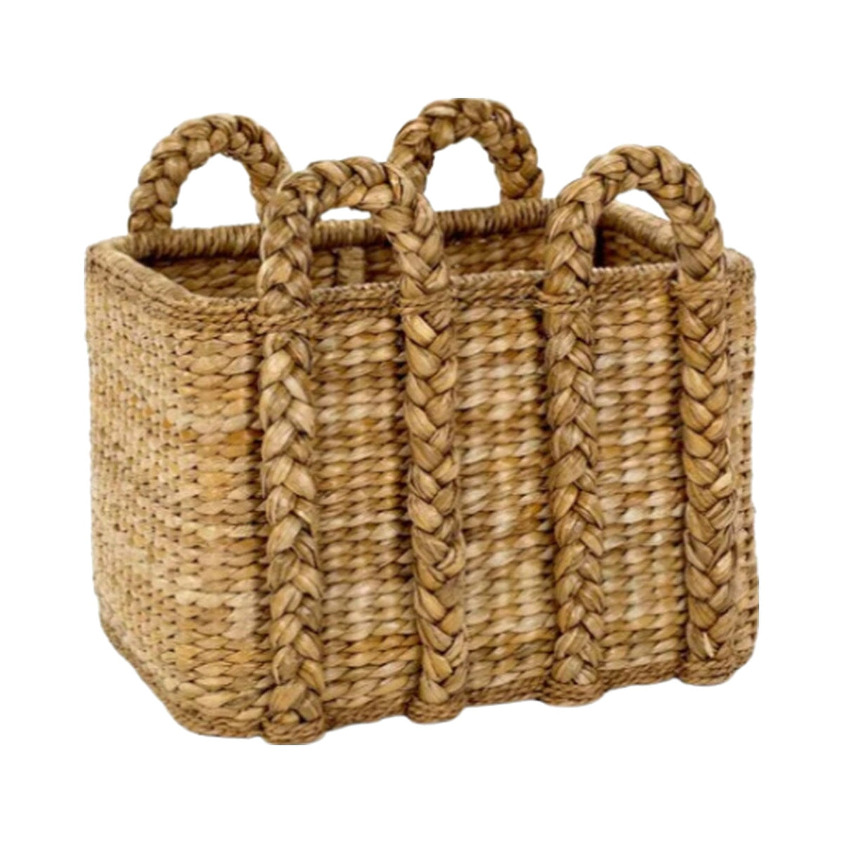 Large Rectangular Basket on a white background