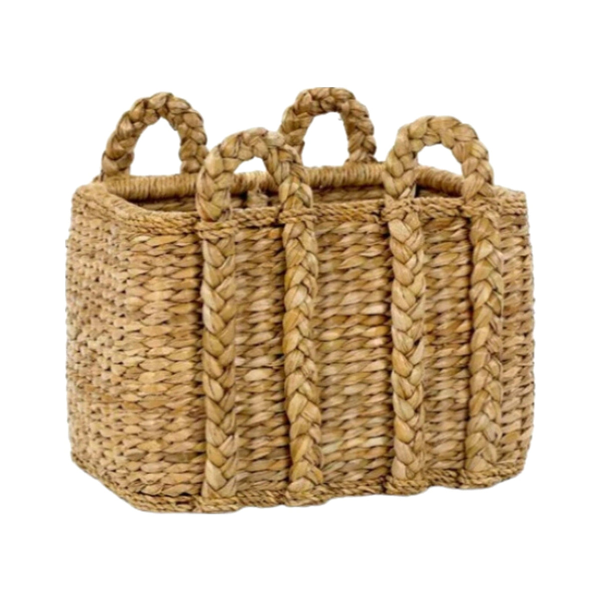 Rectangular Basket on a white background