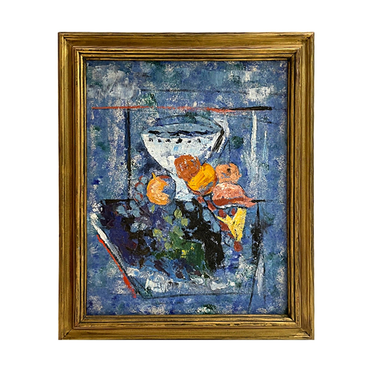 Abstract Mixed Still Life, framed abstract artwork