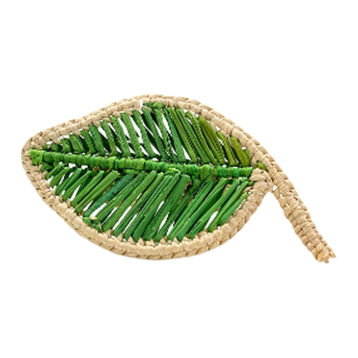 Leaf Napkin Ring, Set of 4, shown on a white background