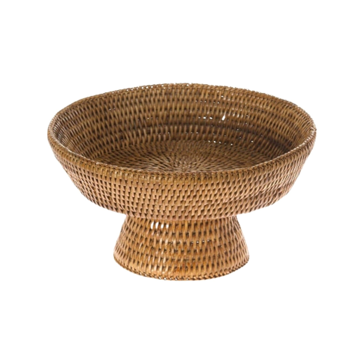 Rattan Fruit Bowl, shown on a white background