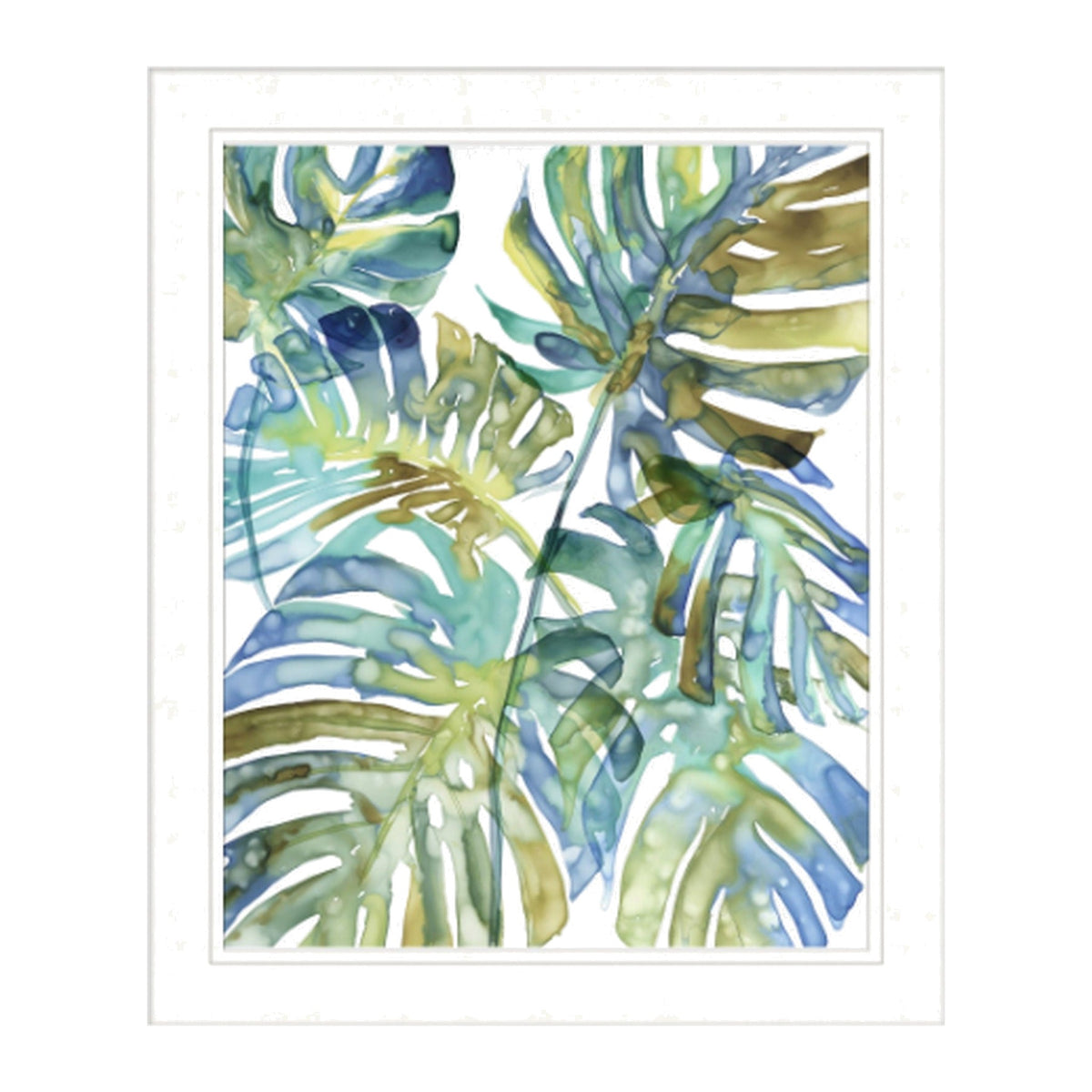 Palm Watercolor, framed botanical art