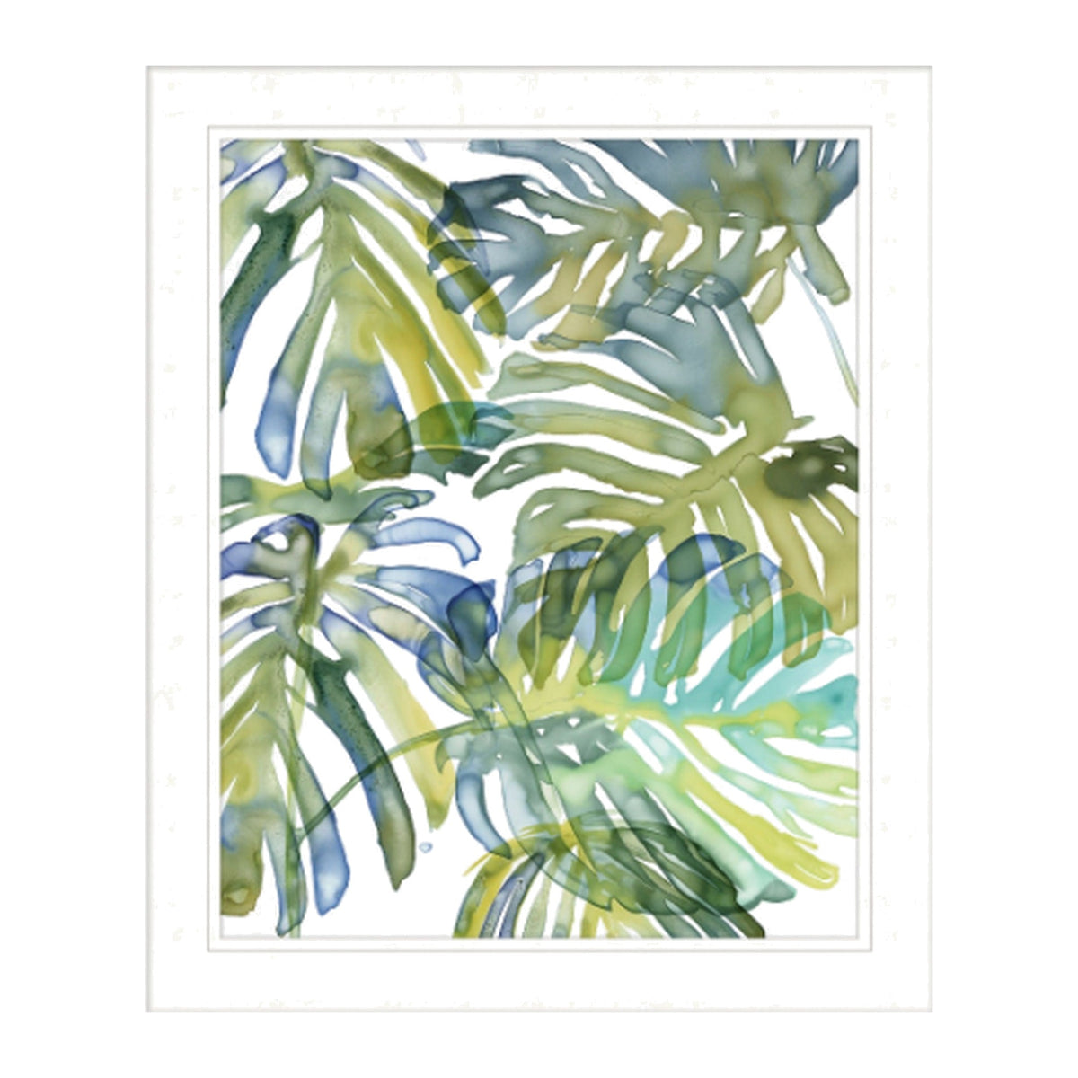 Palm Watercolor II, framed botanical art