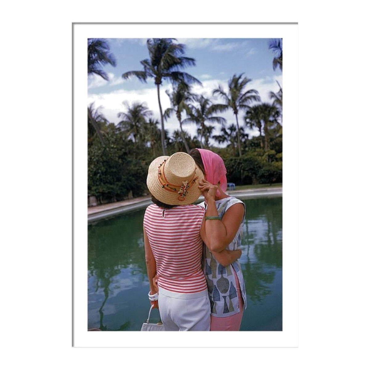 Framed photograph: Poolside Secrets by Slim Aarons
