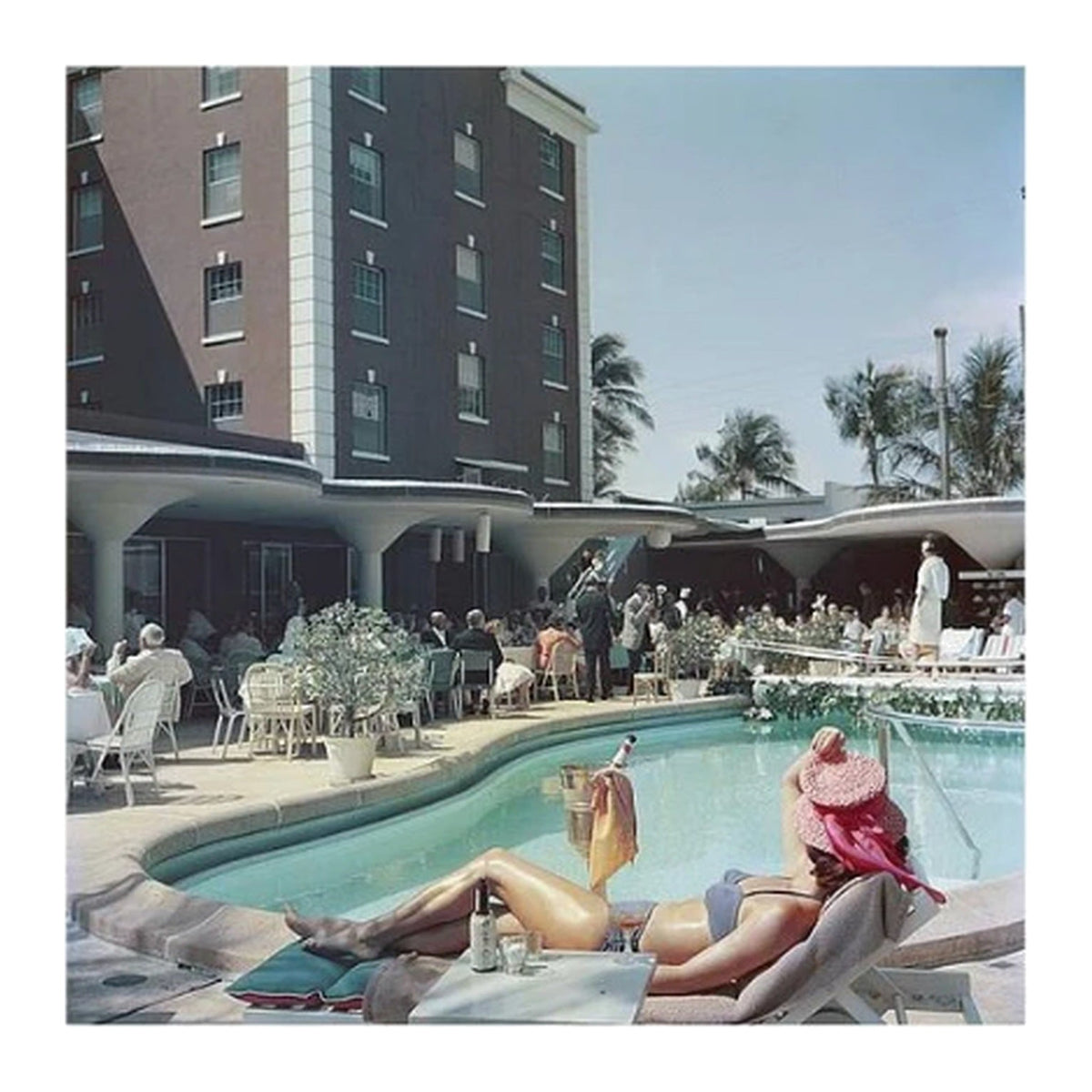 Framed photograph: Palm Beach by Slim Aarons
