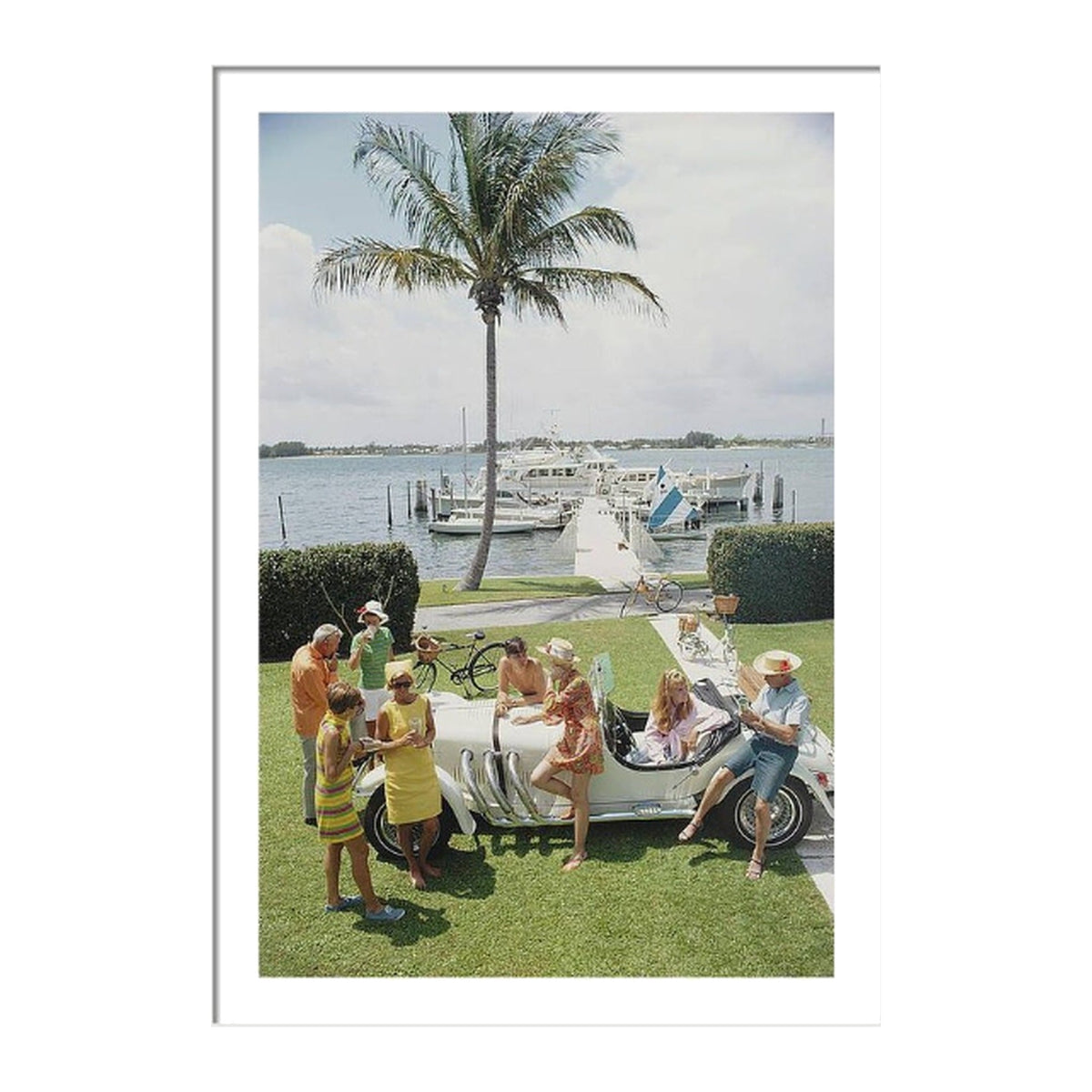 Framed photograph: Palm Beach Society by Slim Aarons