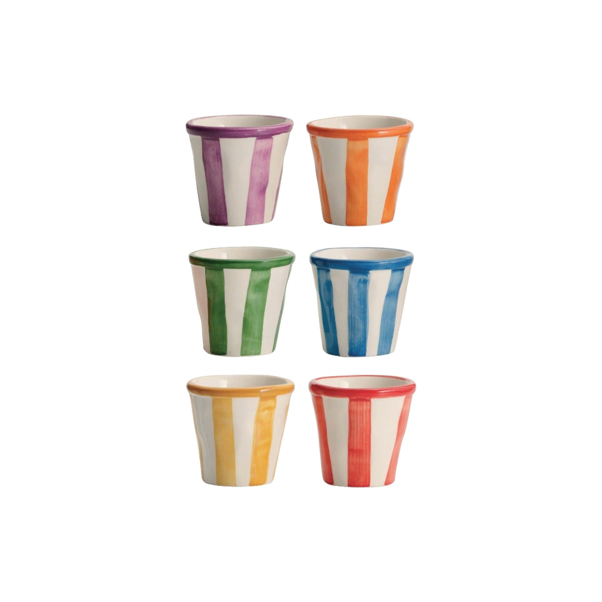 Espresso/Aperitivo Shot Cups, Set of 6, shown on a white background