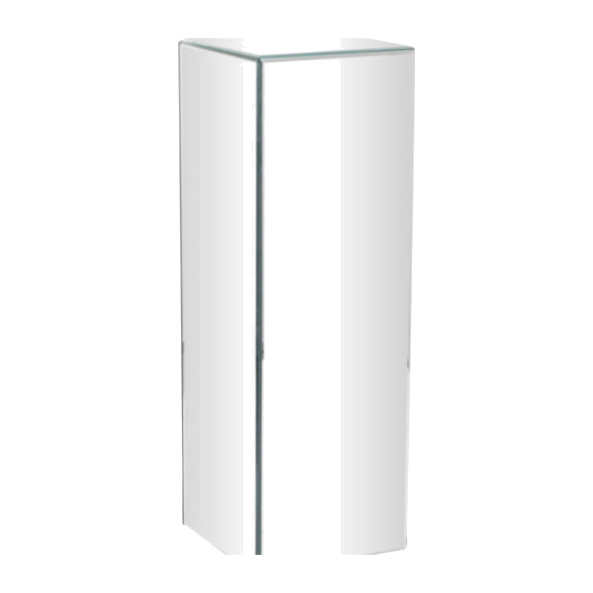 Mirrored Pedestal on a white background