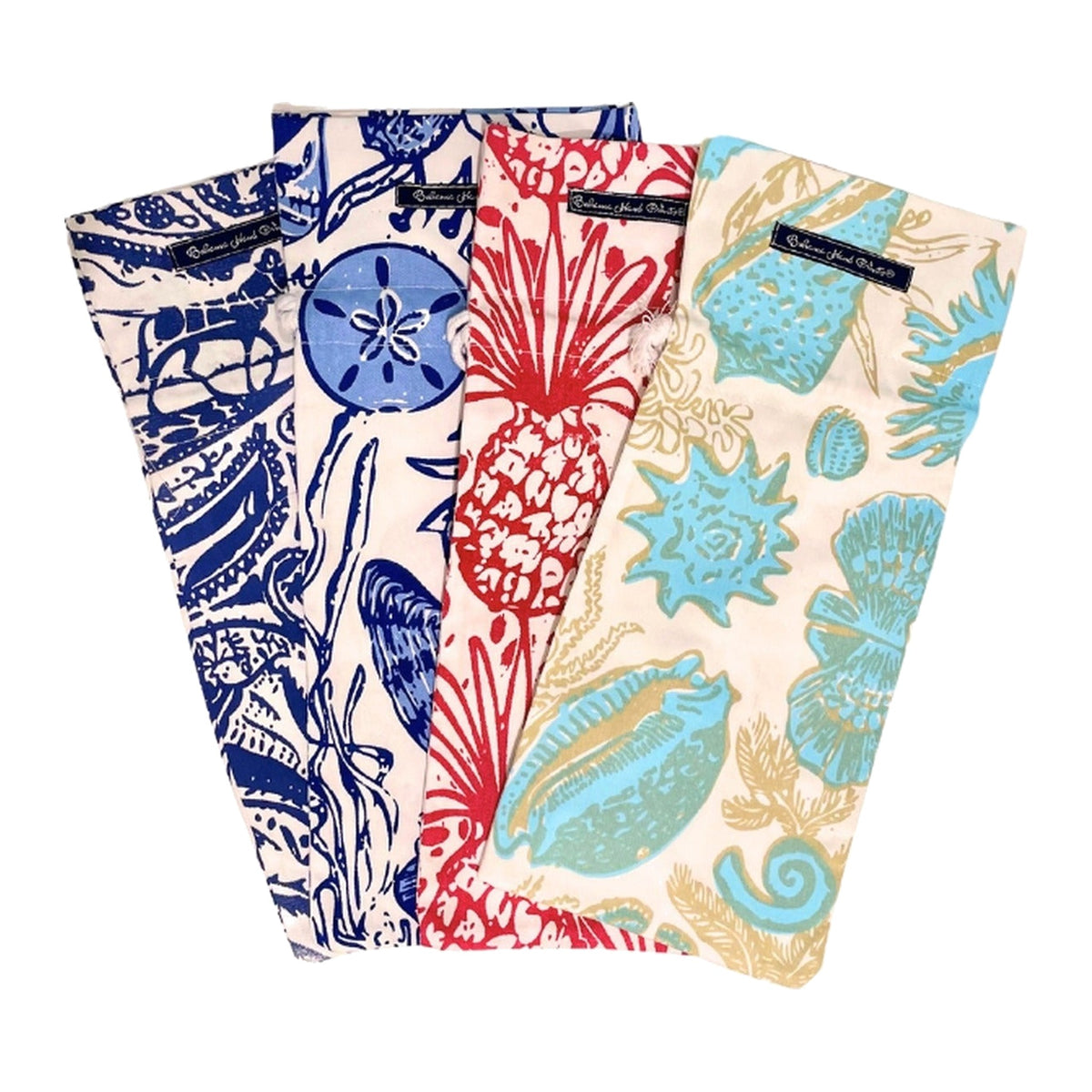 Bahamian Wine Bag Holders, shown on a white background