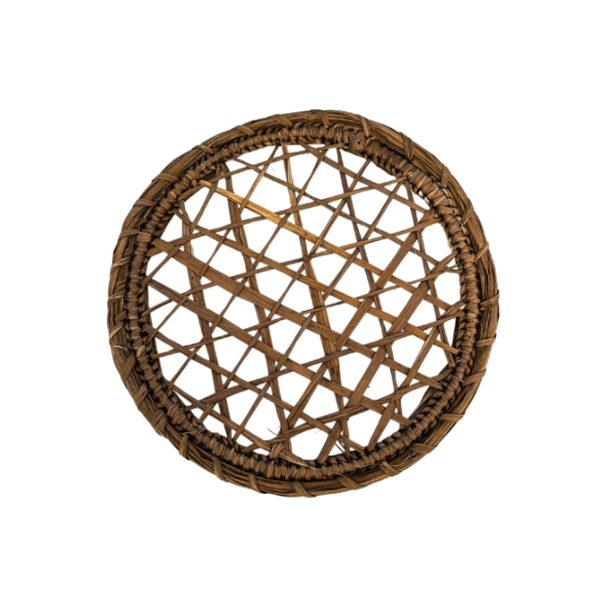 Brown Coaster, Set of 4, shown on a white background
