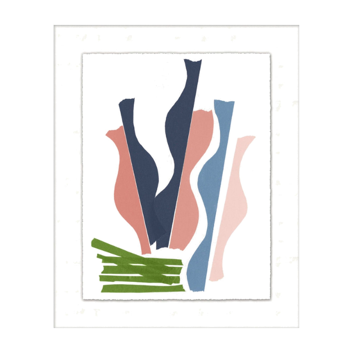 Abstract Seaweed, framed abstract artwork