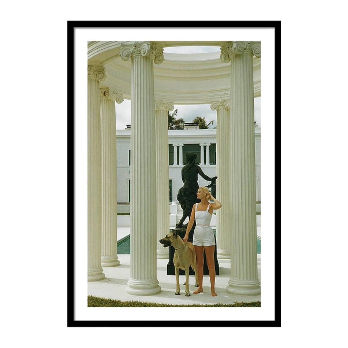 Framed photograph: C.Z. Guest by Slim Aarons