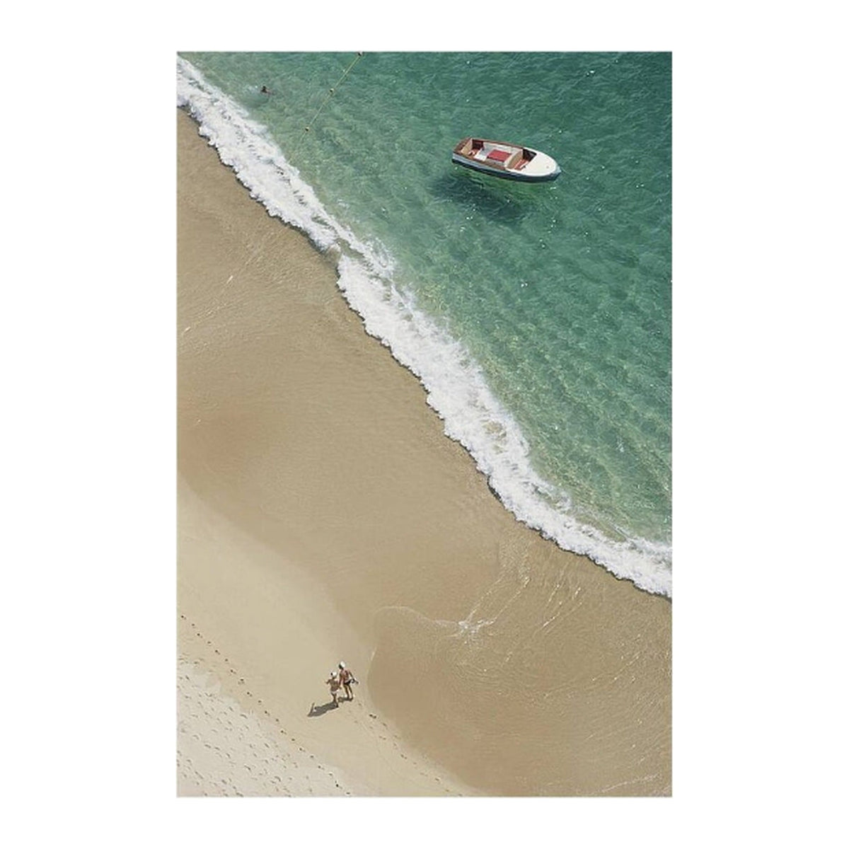 Framed photograph: Caleta Beach by Slim Aarons