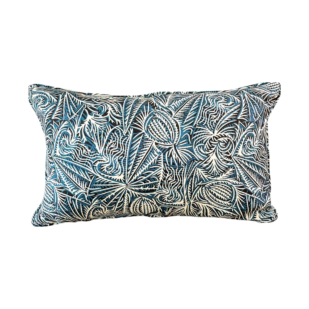 Danielle Rollins Home Pablo Print Lumbar Pillow on a white background