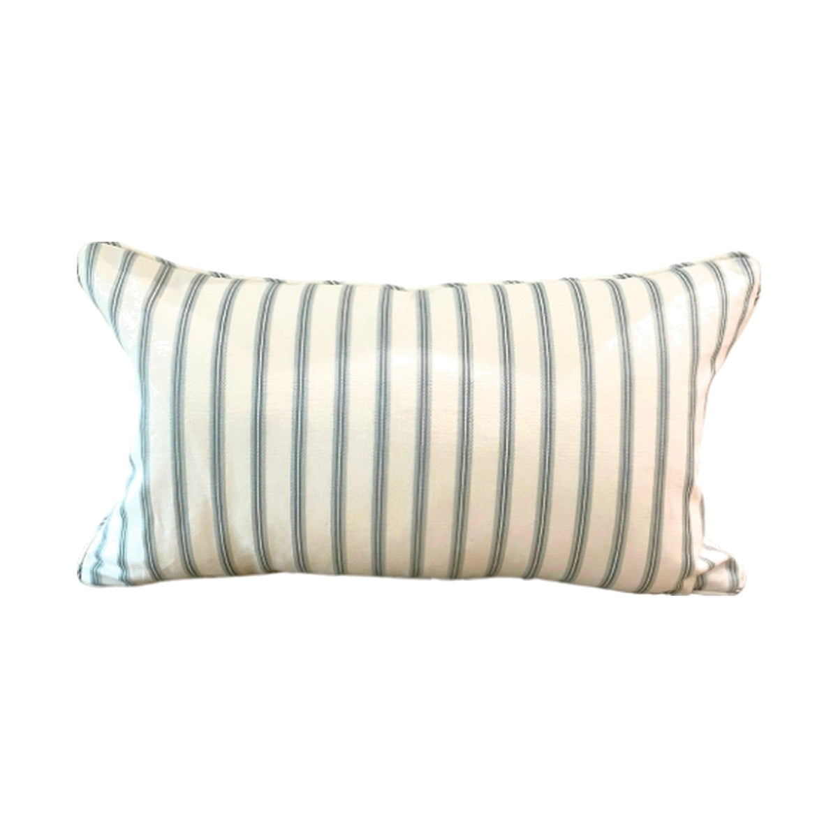 Lee Jofa Stripe Seamist Lumbar Pillow on a white background