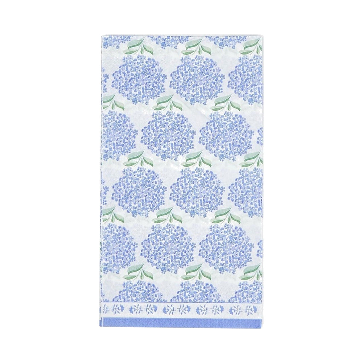 Hydrangea 3-Ply Paper Dinner Napkin / Guest Towel, shown on a white background