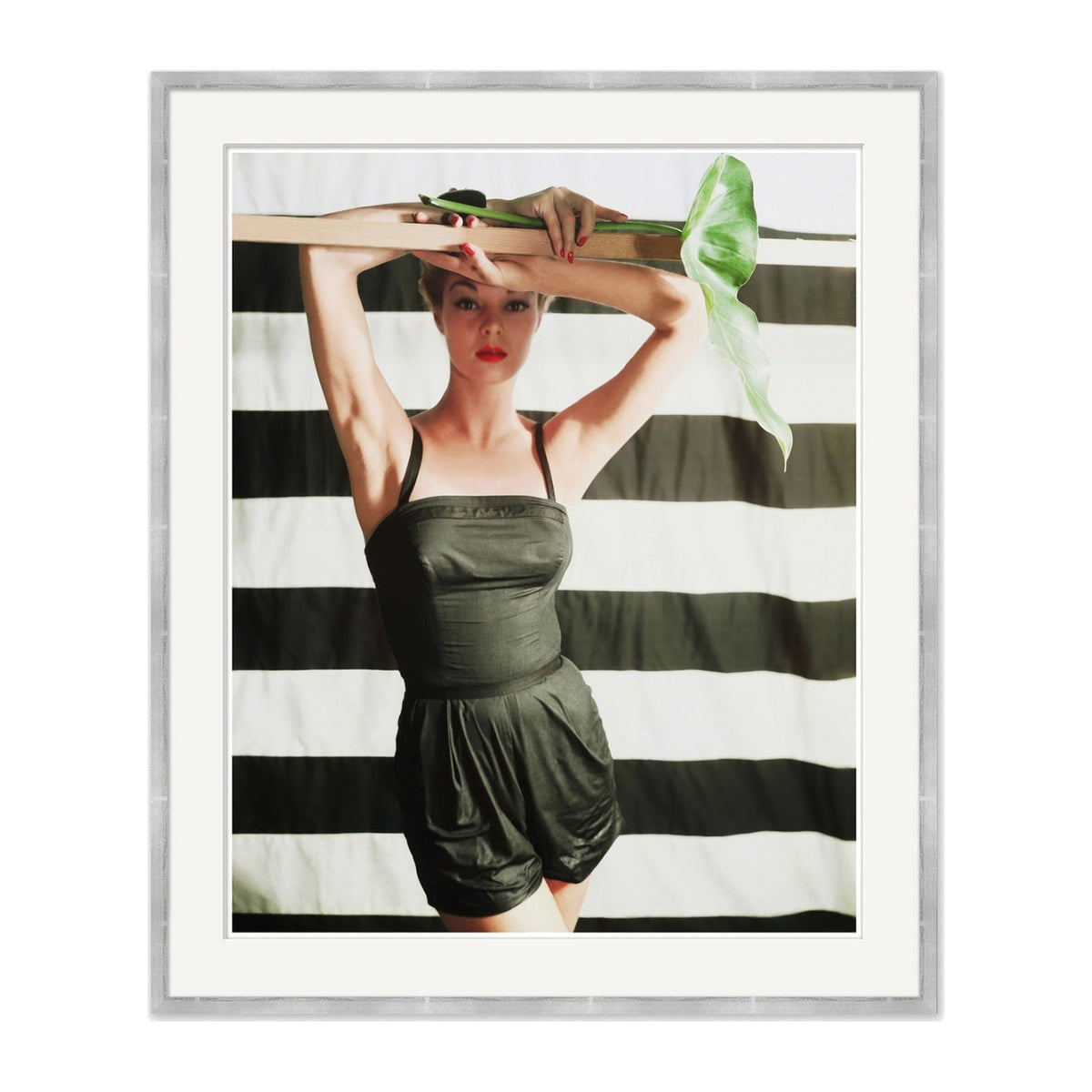 Framed photograph: VOGUE MAGAZINE "JEAN PATCHETT IN SUNSUIT" HORST P. HORST, JANUARY 1951