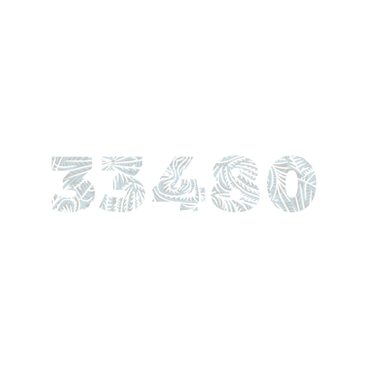 Zip Code Notepad 4.5" x 8" on a white background