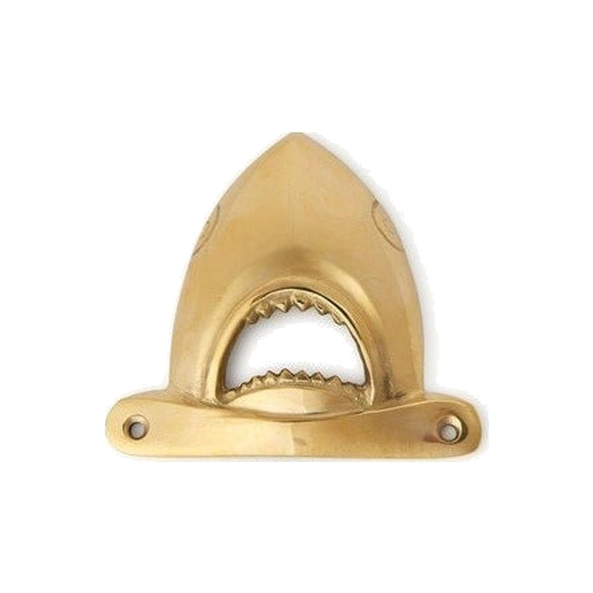 Shark Mouth Bottle Opener for Wall on a white background