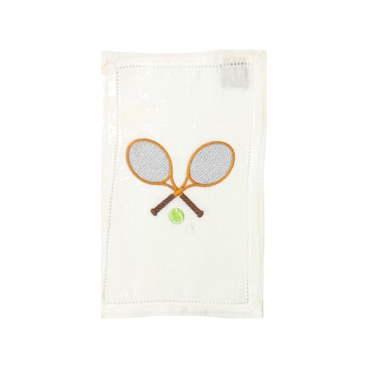 Tennis Cocktail Napkins, Set of 4, shown on a white background