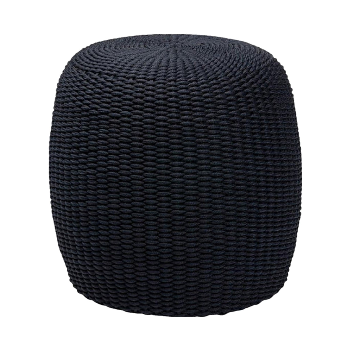 Elias Nautical Rope Stool on a white background