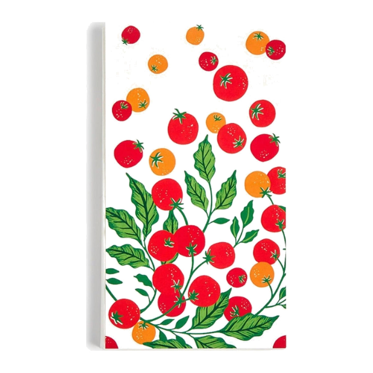 Garden Harvest Paper Guest Napkin, shown on a white background