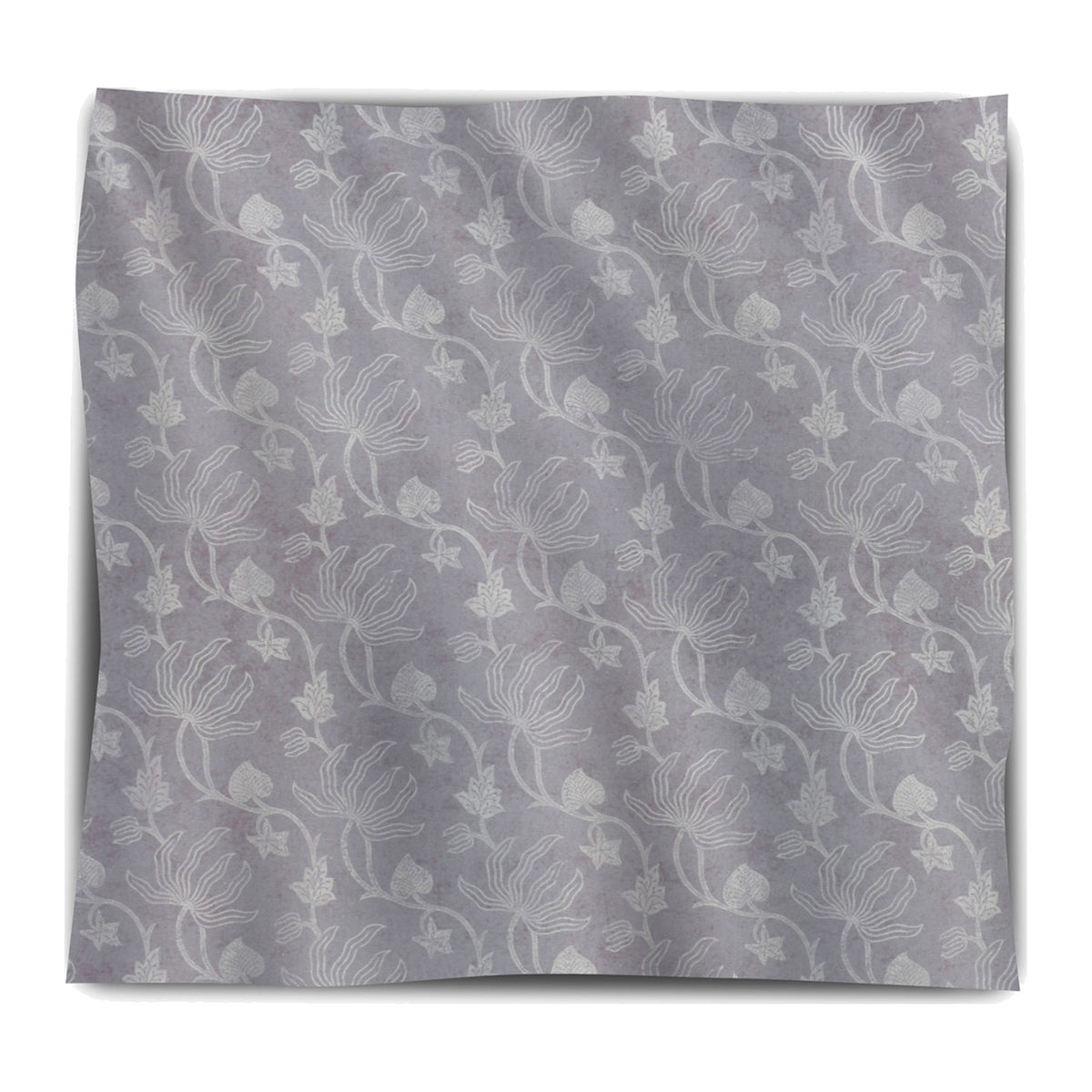 Orchid Vine Fabric in Happy Hour on a white background