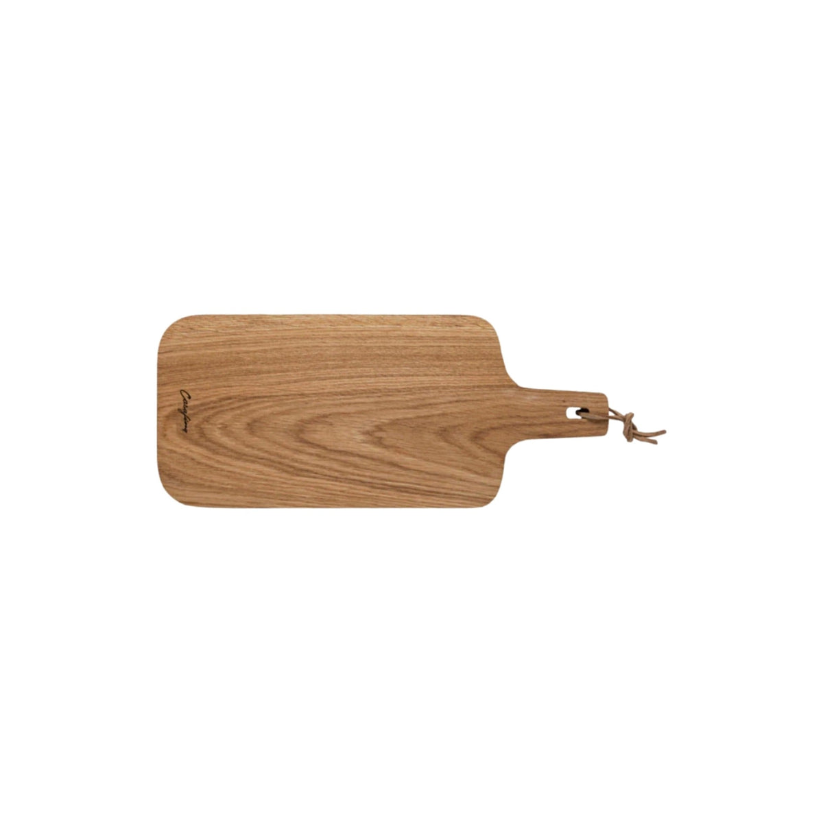 Mid Size Oak Wood Cutting/Serving Board, shown on a white background
