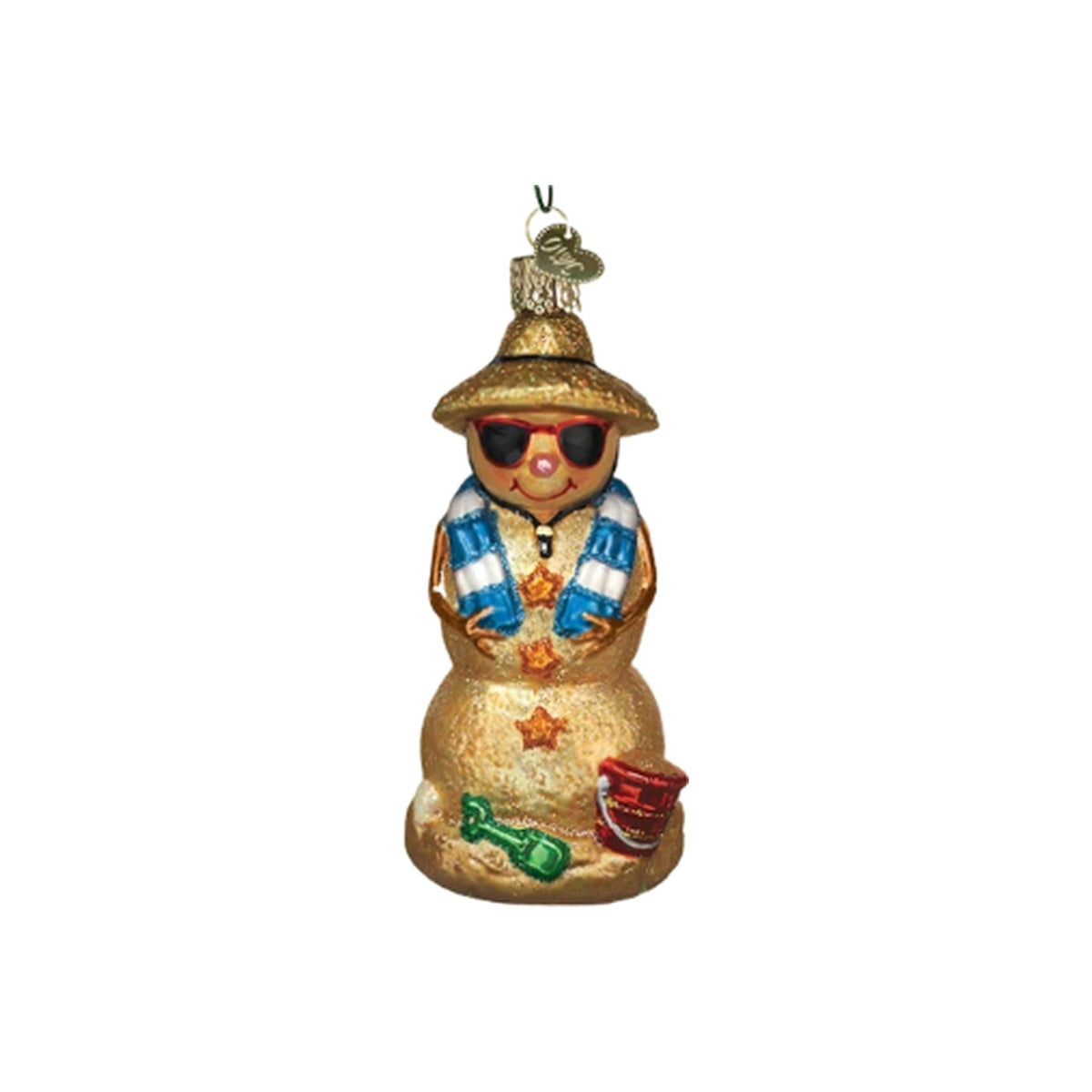 Sand Snowman Ornament