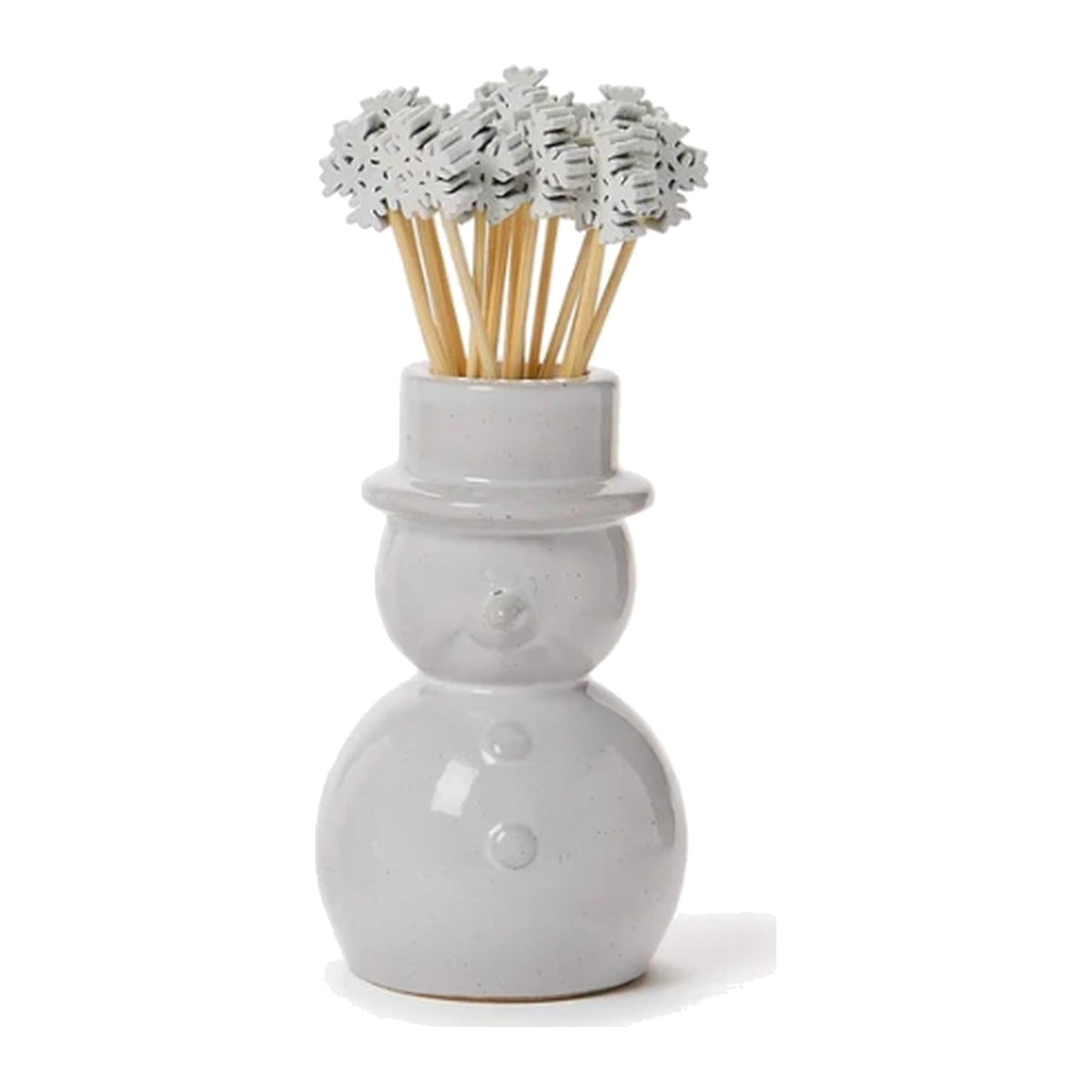 Snowman Cocktail Pick Set