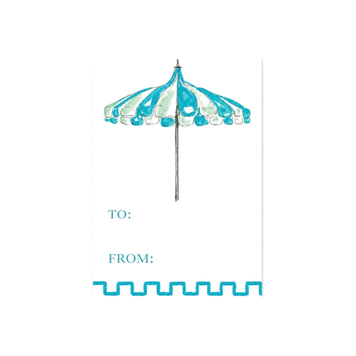 Cabana Stripe Gift Tags