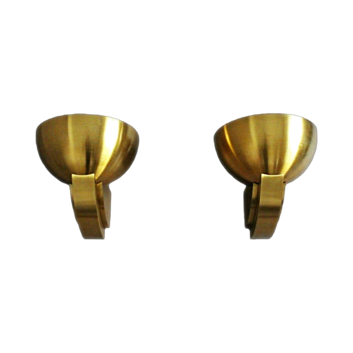 A Pair, Fine French Art Deco Bronze Sconces on white