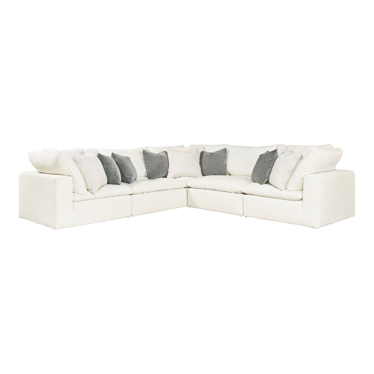 Palmer Sectional Sofa 5 Piece on a white background