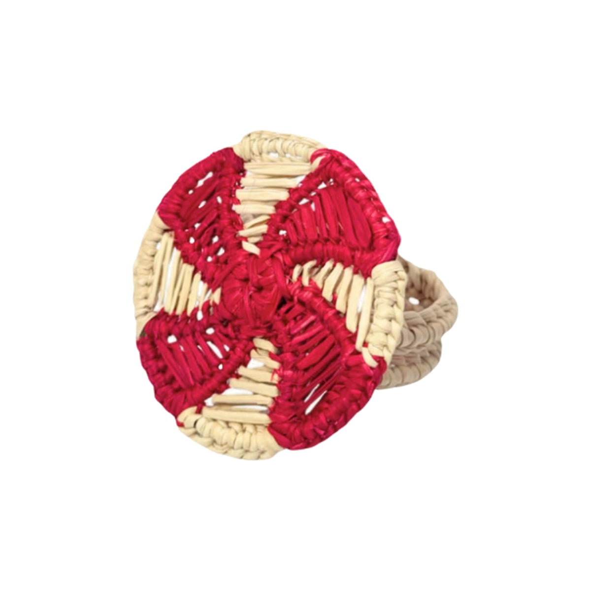 Peppermint Napkin Ring - Set of 4, shown on a white background
