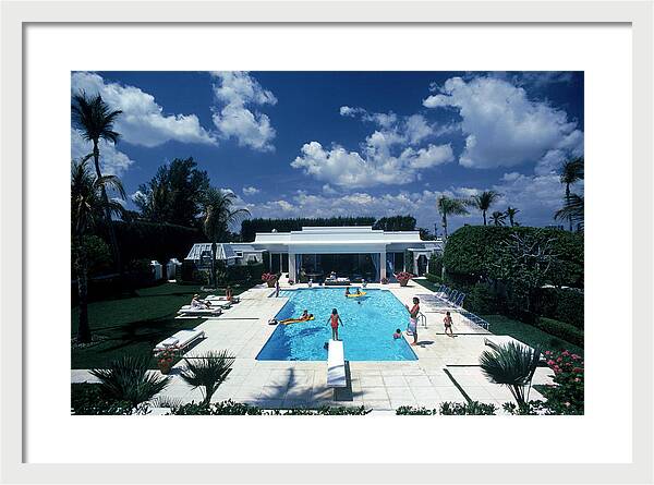 Pool In Palm Beach by Slim Aarons