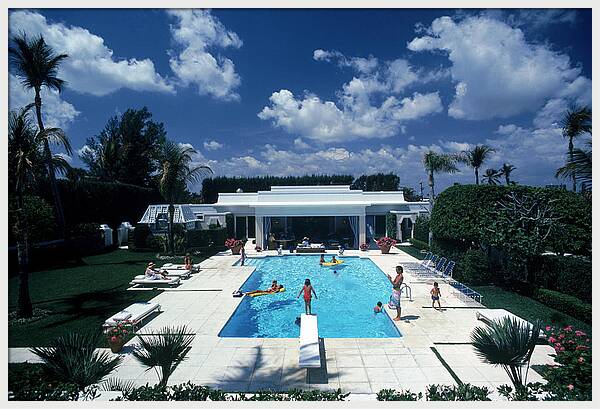 Pool In Palm Beach by Slim Aarons