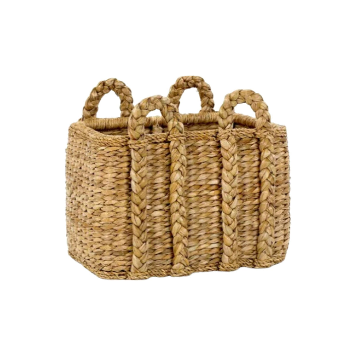 Rectangular Basket on a white background