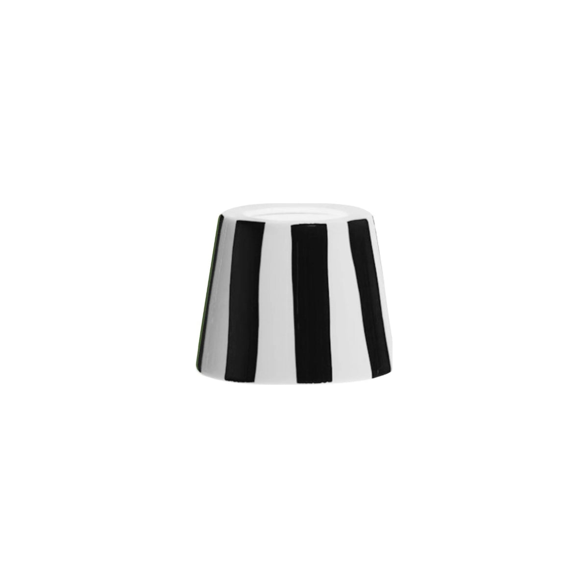 Black Stripe Ceramic Shade on white