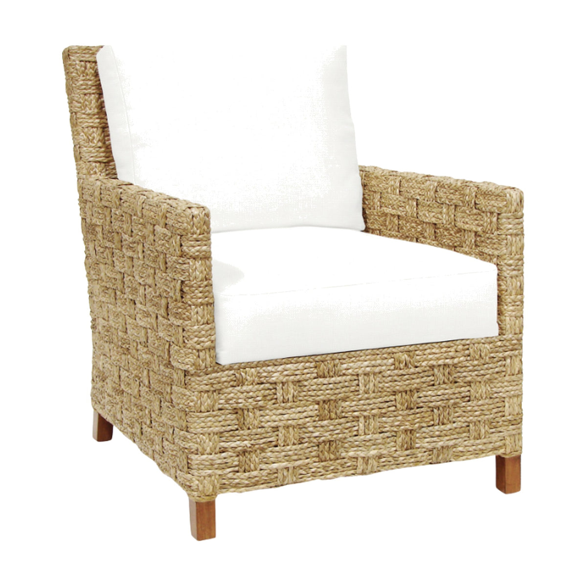 Spa Seagrass Occasional Chair on a white background