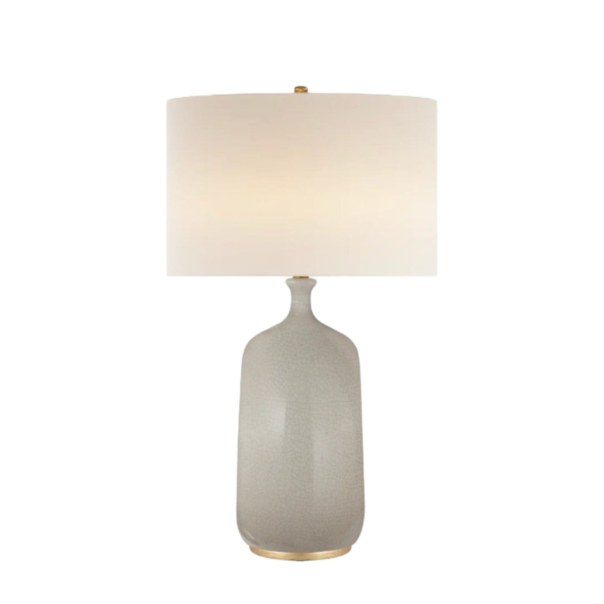 Bone Craquelure Culloden Table Lamp on white