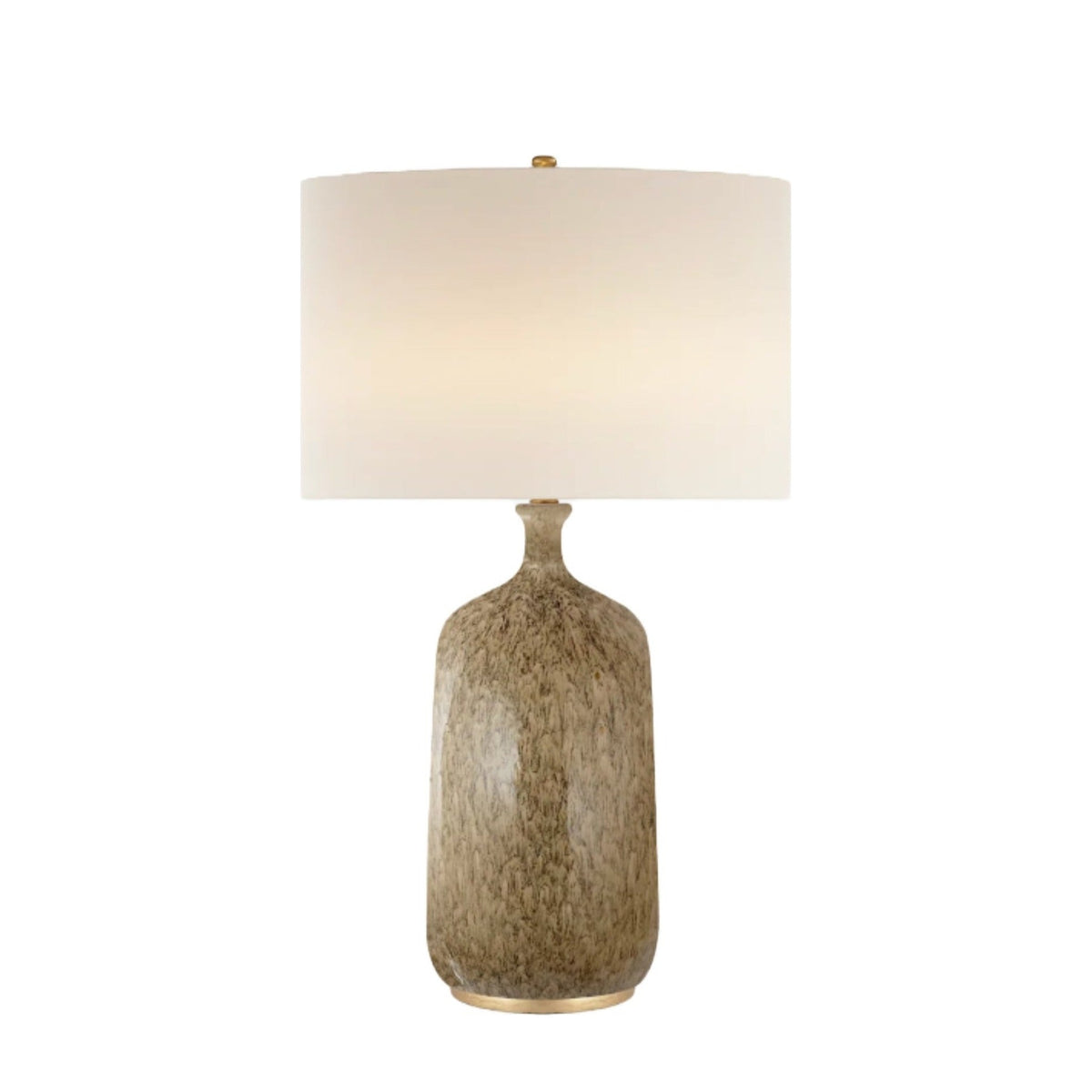 Marbleized Sienna Culloden Table Lamp on white