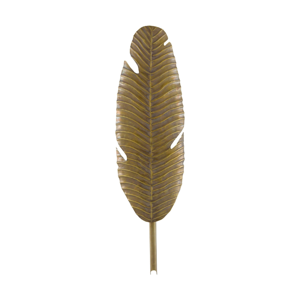 Tropical Leaf Wall Sconce on white