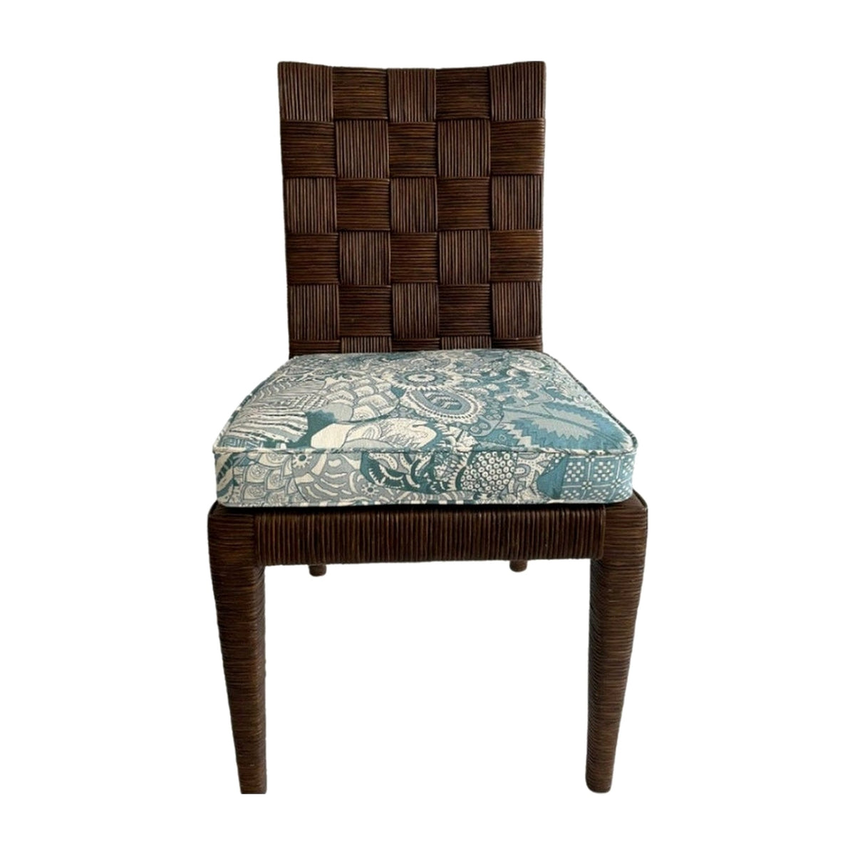 Rare Vintage Donghia Block Island Chair on a white background