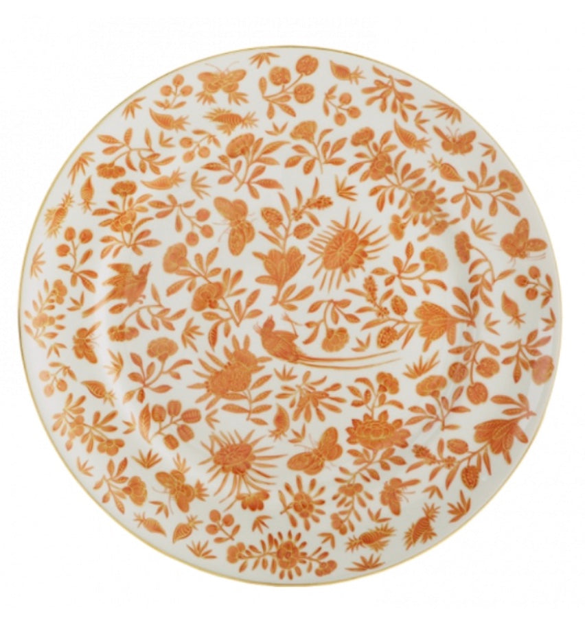 Mottahedeh Sacred Bird & Butterfly Dinner Plate