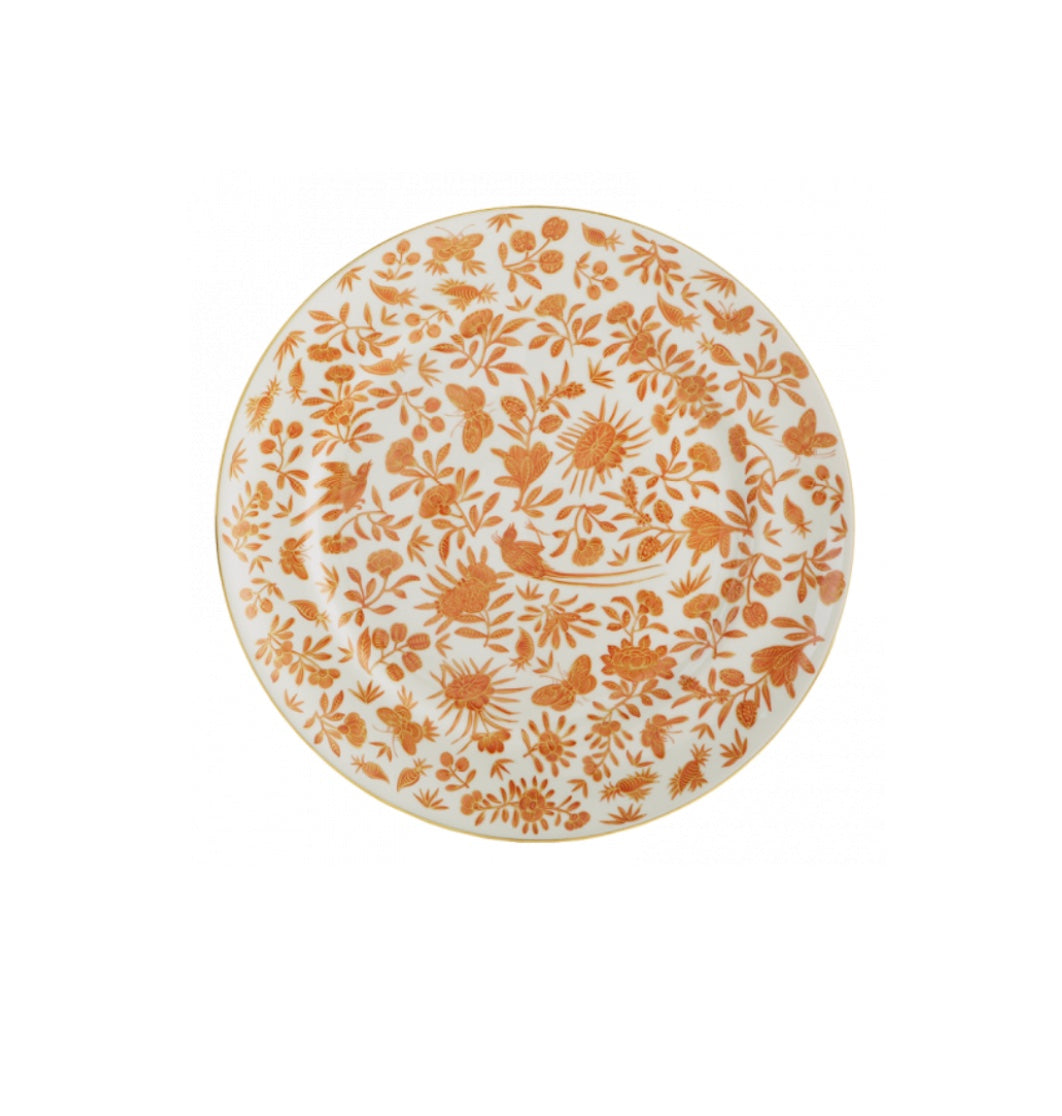 Mottahedeh Sacred Bird & Butterfly Dinner Plate