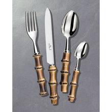 Bamboo Stainless Steel Cutlery 4 Piece Place Setting