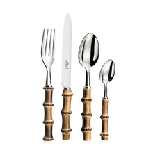 Bamboo Stainless Steel Cutlery 5 Piece Place Setting - Danielle D Rollins 